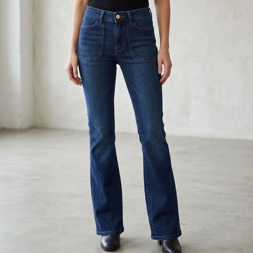Anthropologie Pilcro The Icon Flare Jeans Womens 23